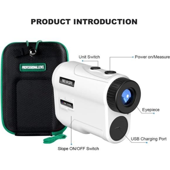 Golf Rangefinder with Slope & Pin Lock Vibration,External Slope Switch for Golf - Picture 6 of 6